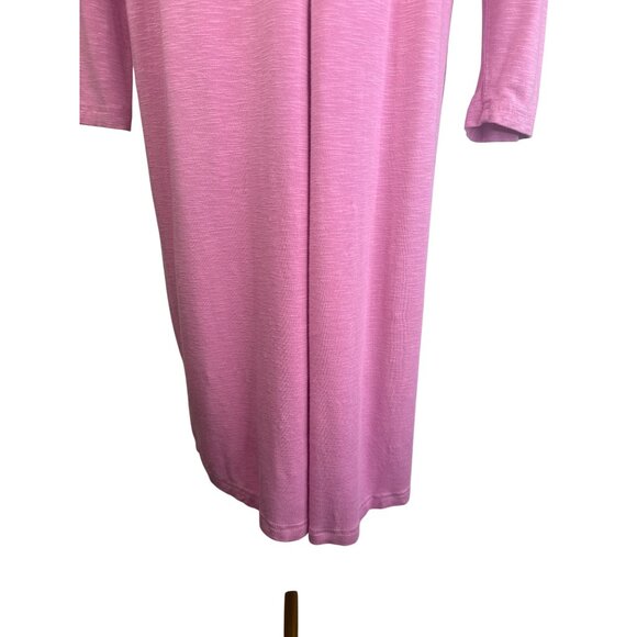 Southern Tide Large Long Sleeve Pink Dress Rayon Spandex - Picture 11 of 15